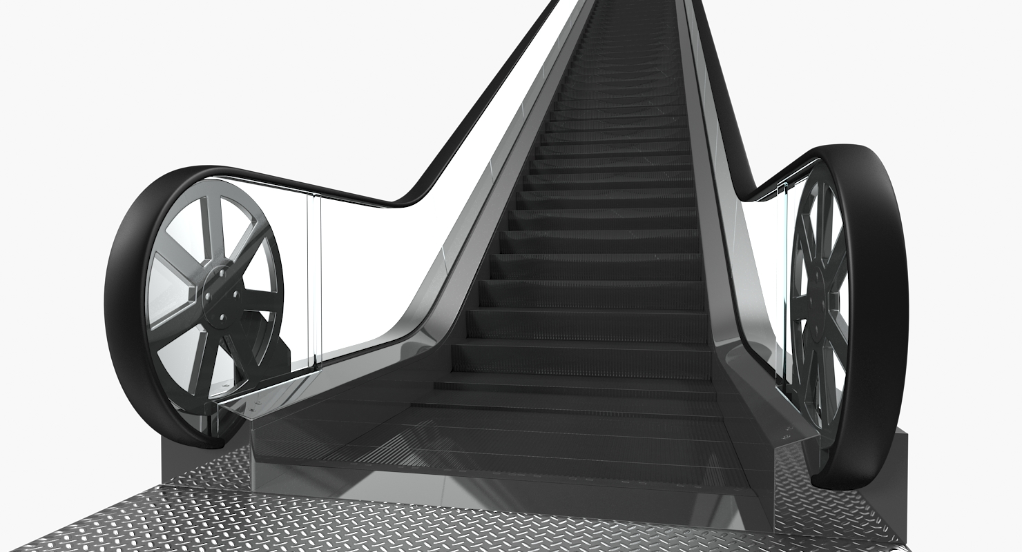 3D Subway Escalator