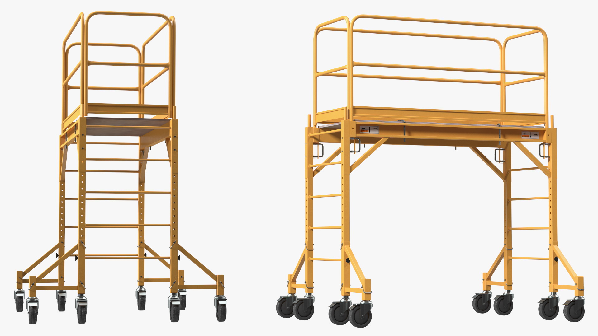 Multi Purpose Scaffold Yellow 3D model