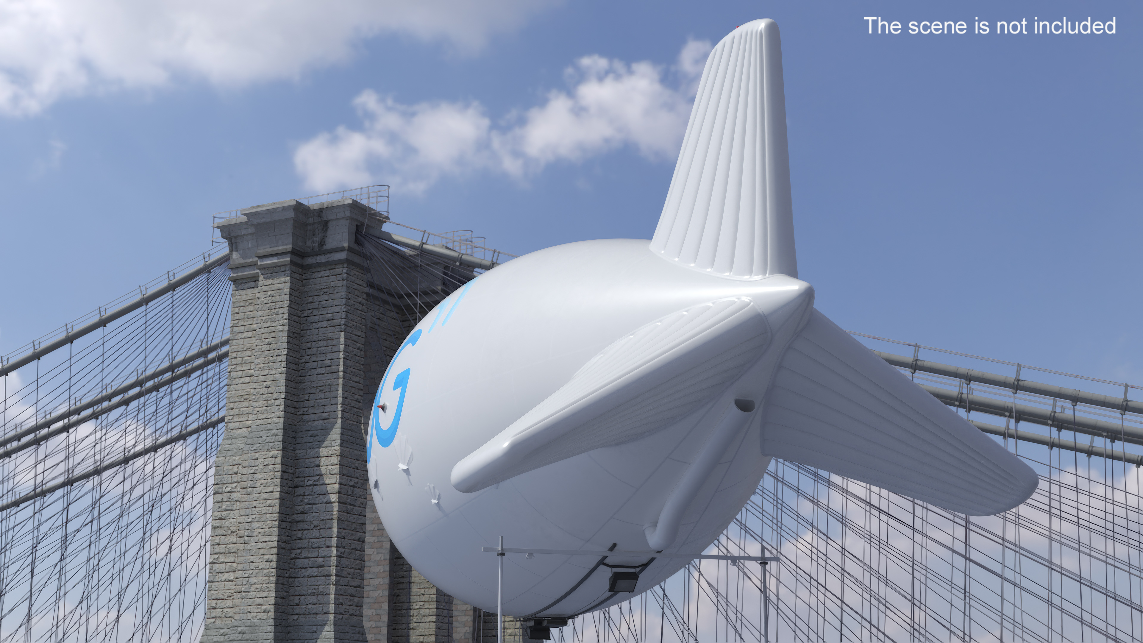 3D model Internet Aerostat 5G