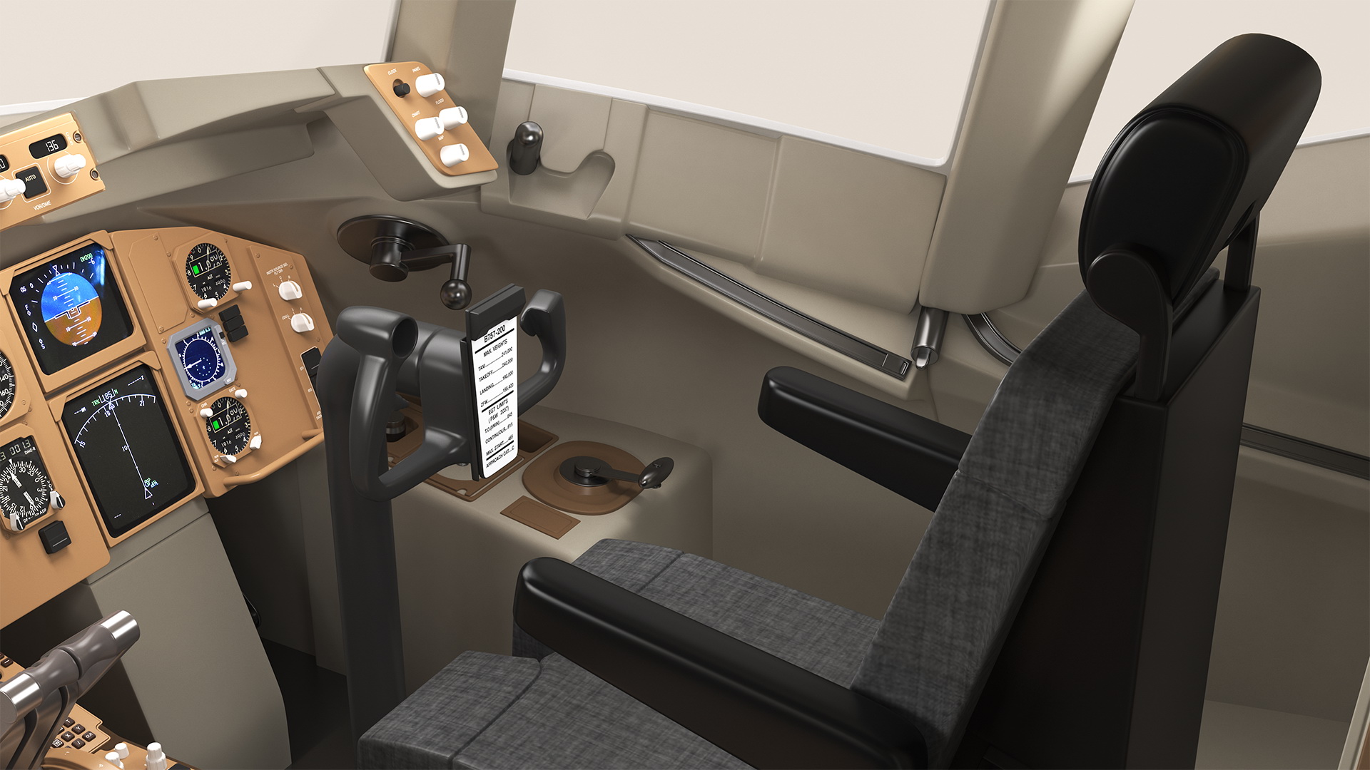 Boeing 757-200 Cockpit 3D