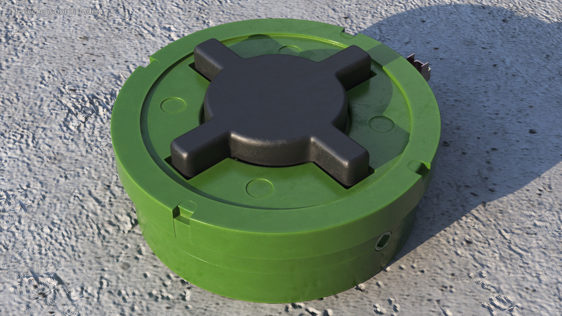 Soviet Anti-Personnel Mine Green 3D