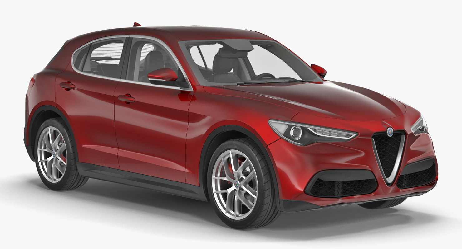 3D Alfa Romeo Stelvio 2017 model