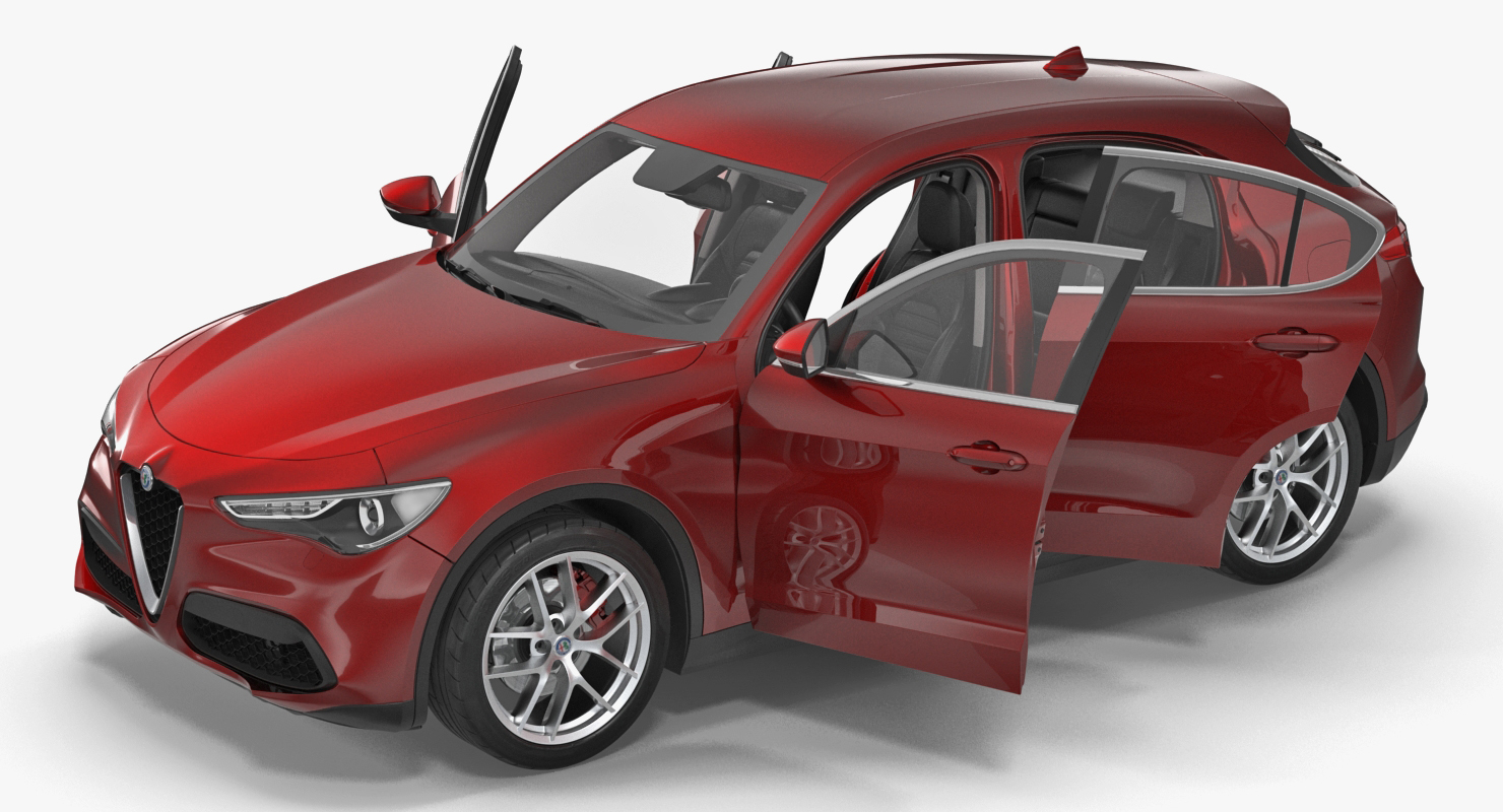 3D Alfa Romeo Stelvio 2017 model