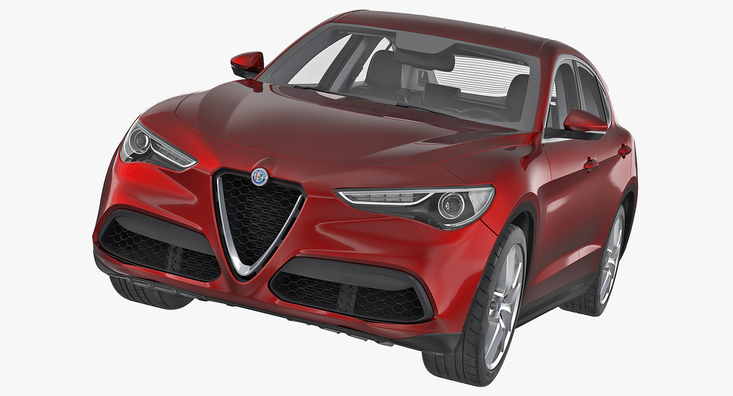 3D Alfa Romeo Stelvio 2017 model