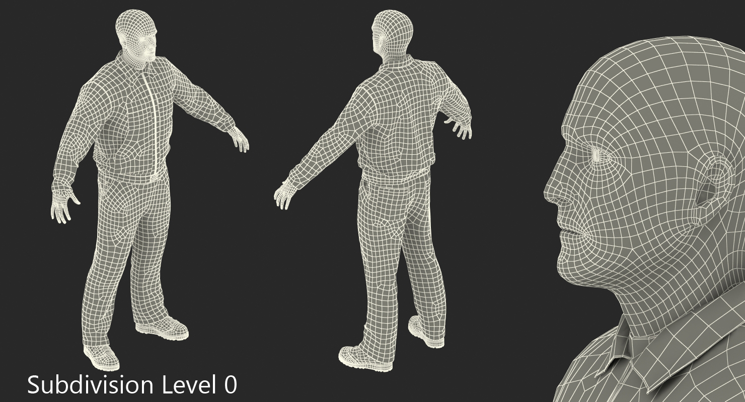 3D model Worker