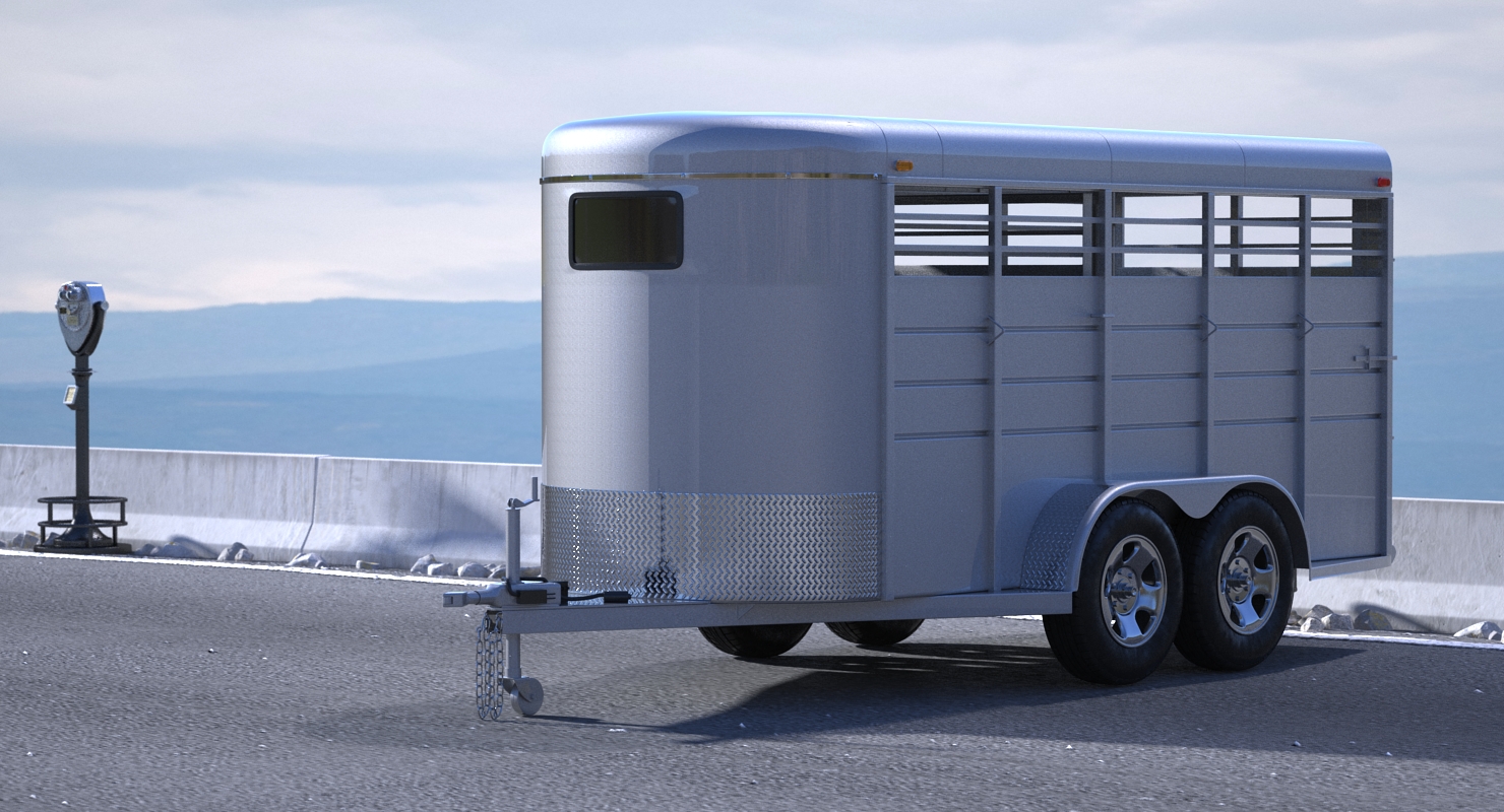 Livestock Trailer Calico 3D model