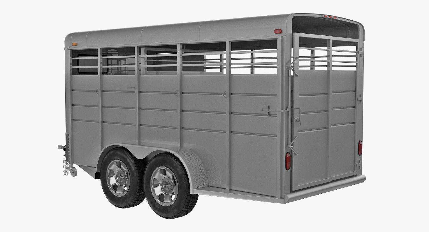 Livestock Trailer Calico 3D model