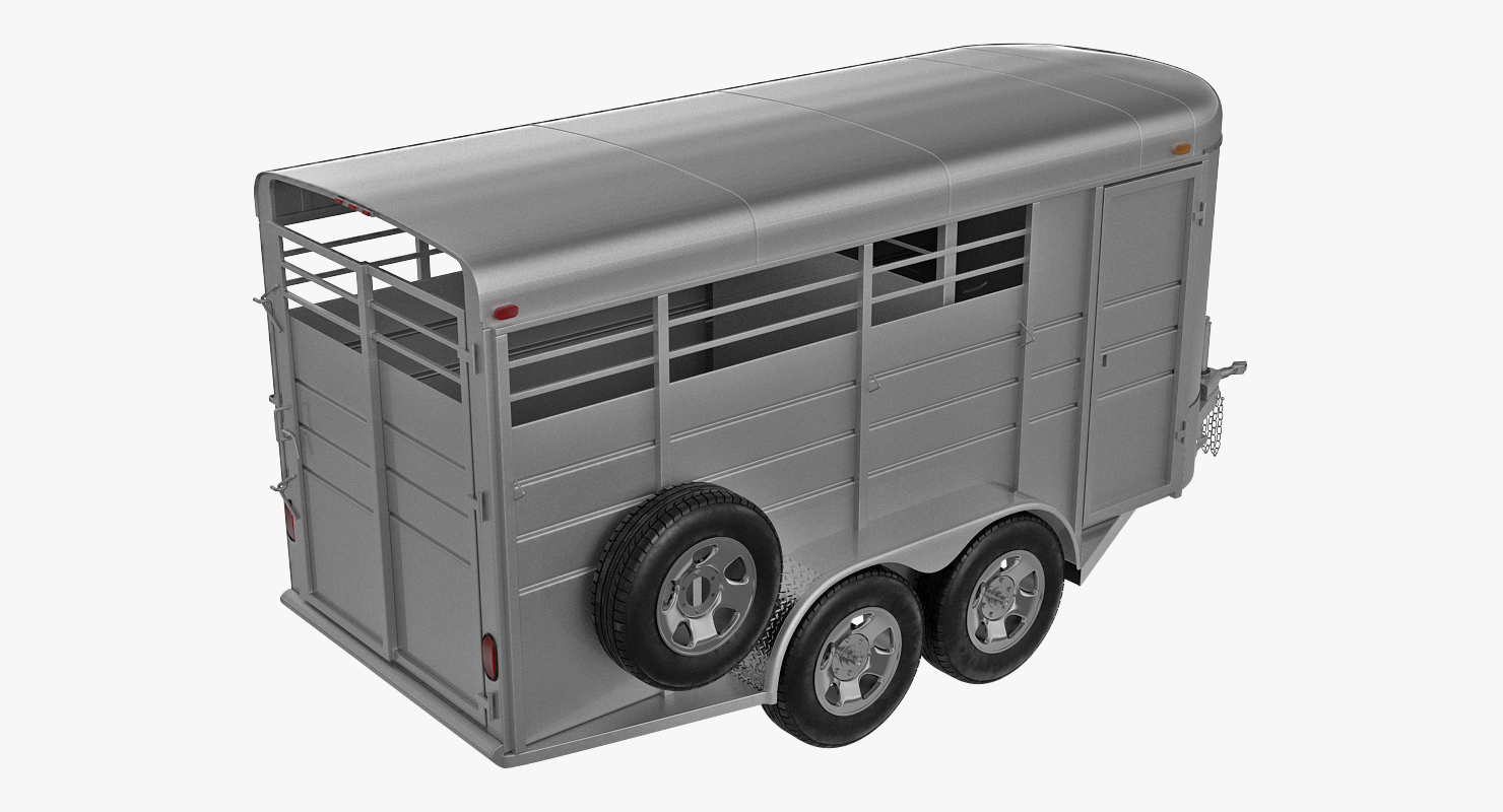 Livestock Trailer Calico 3D model