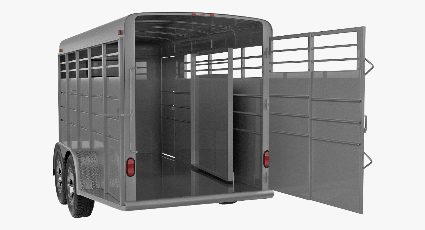 Livestock Trailer Calico 3D model