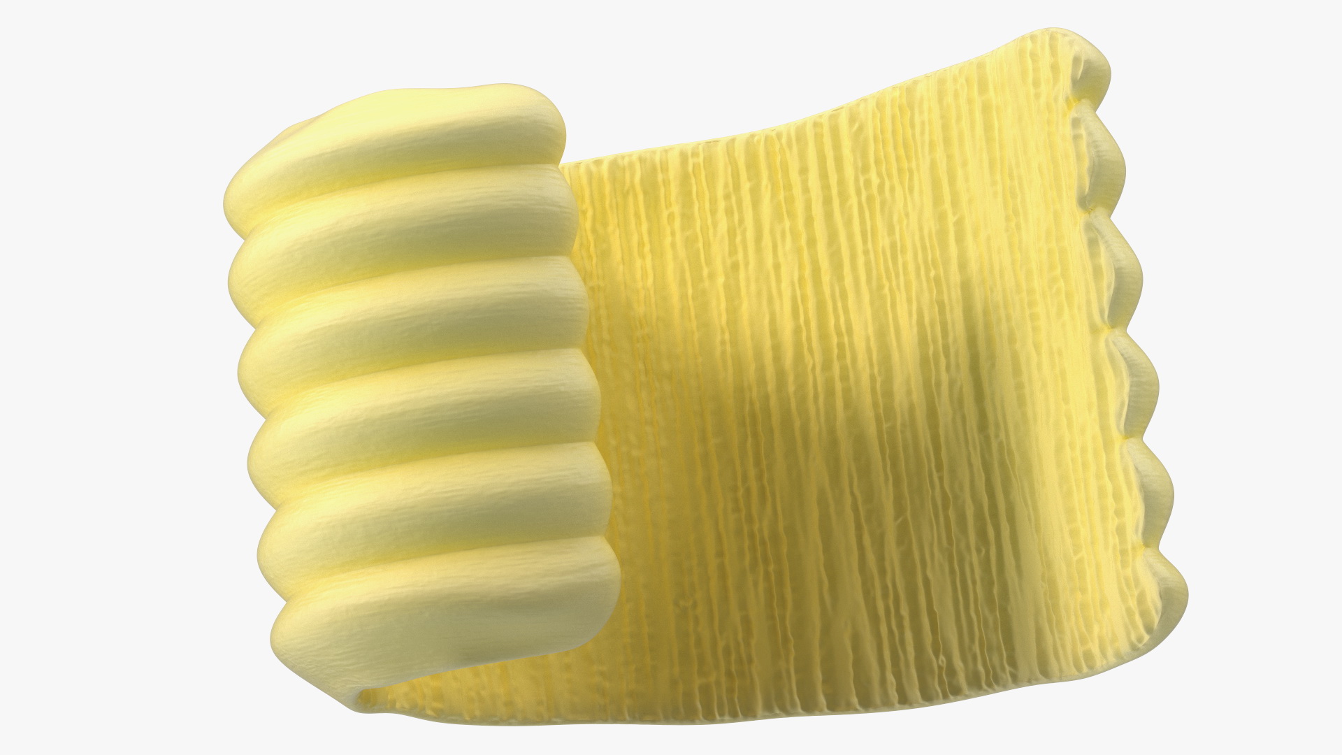 3D model Slice of Butter with Curl