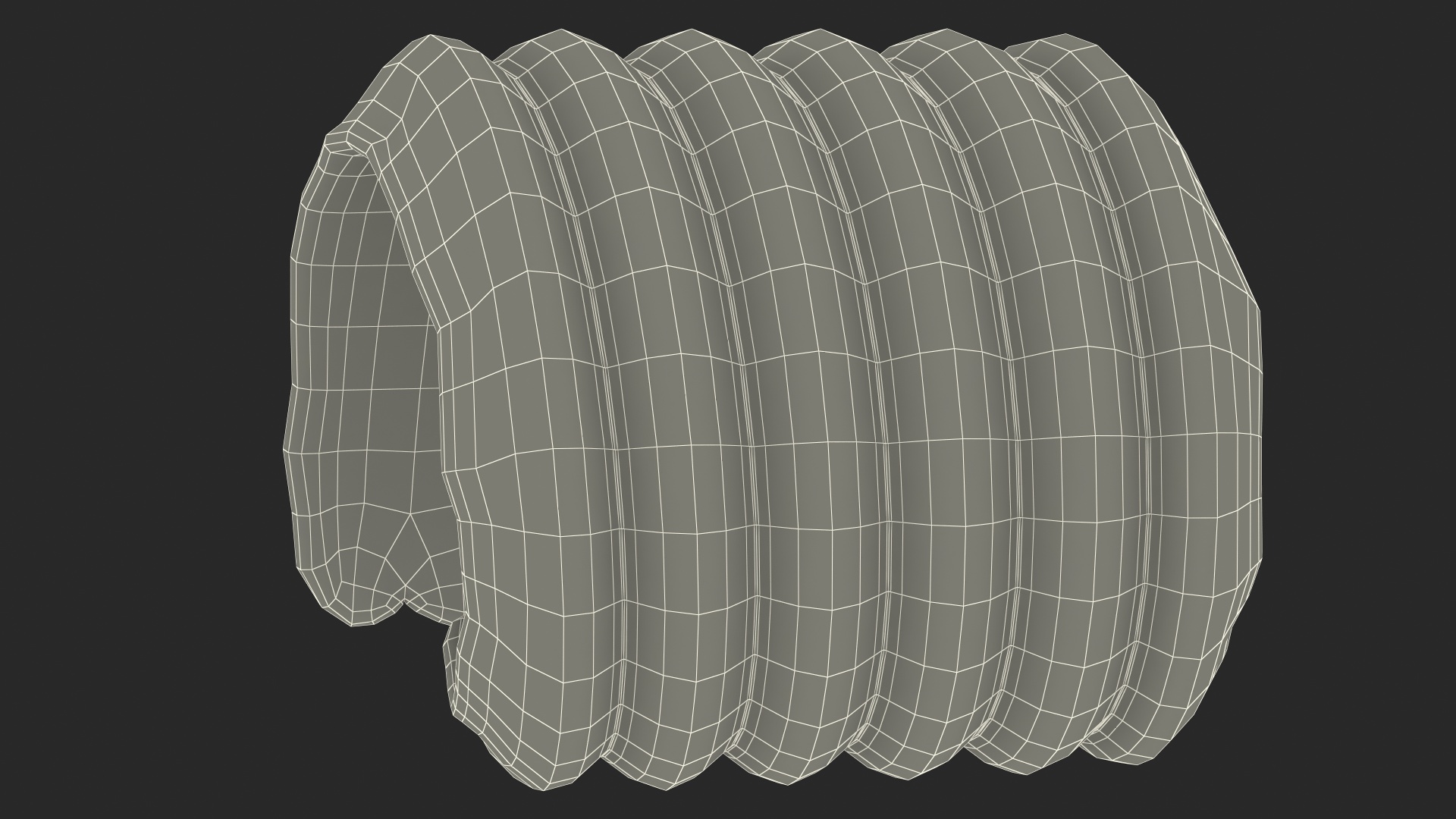 3D model Slice of Butter with Curl