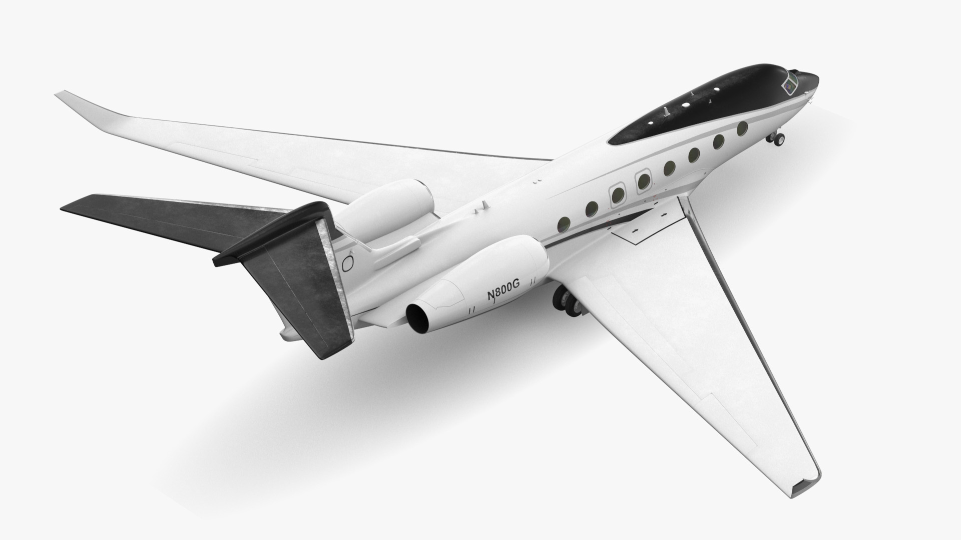 Gulfstream G800 Large Business Jet 3D model