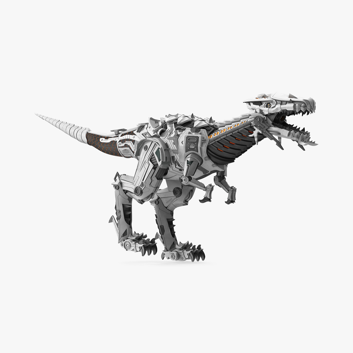 3D model Dinosaur Robot Rigged for Cinema 4D