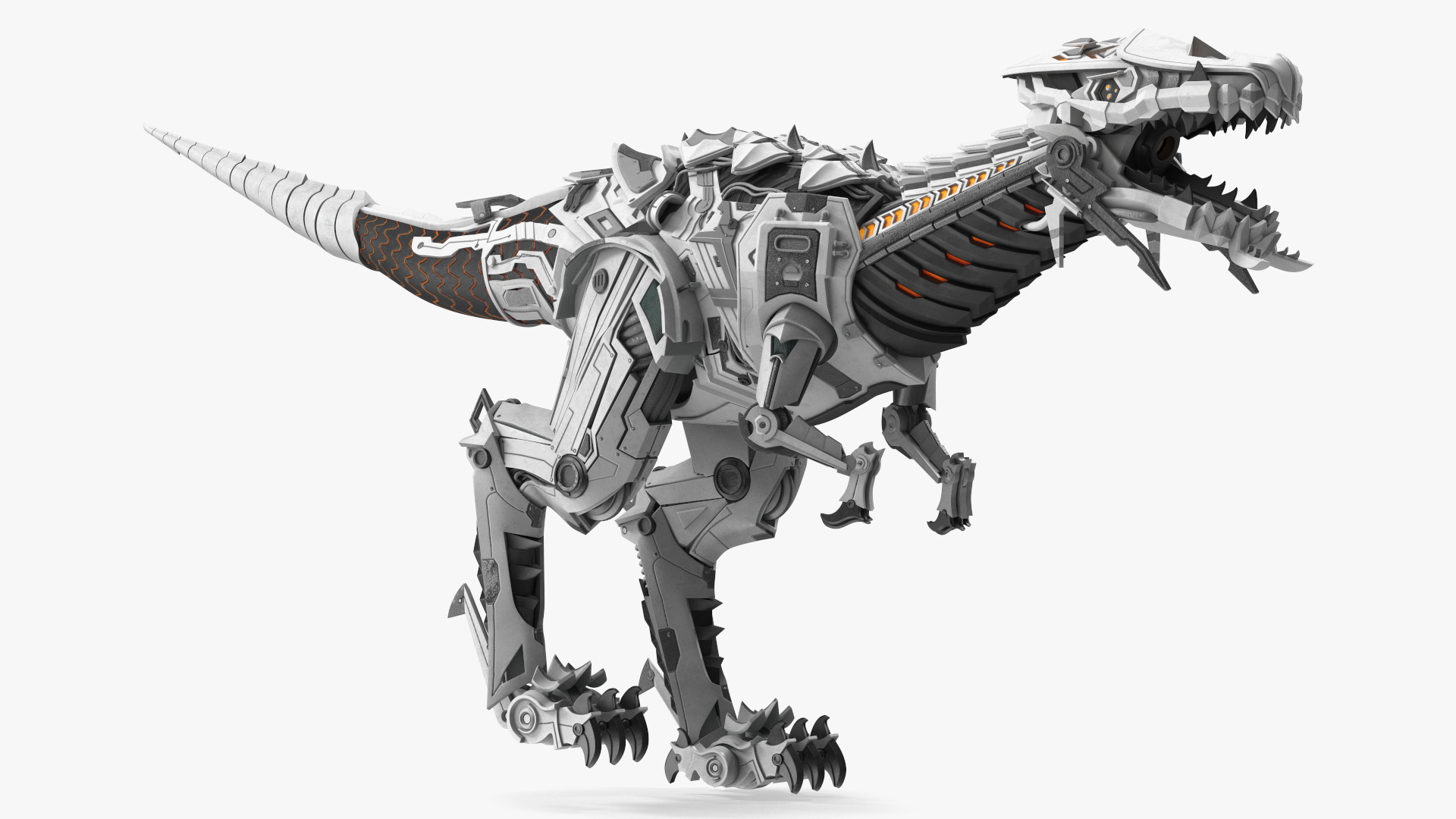 3D model Dinosaur Robot Rigged for Cinema 4D