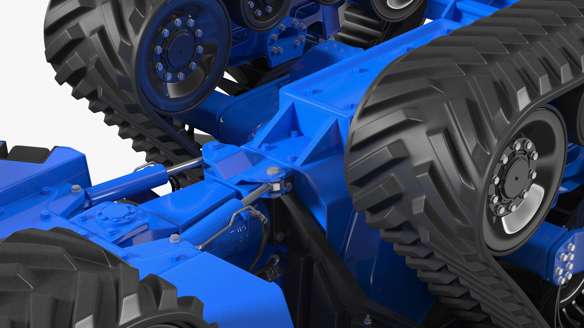 Four Track Tractor Clean 3D model