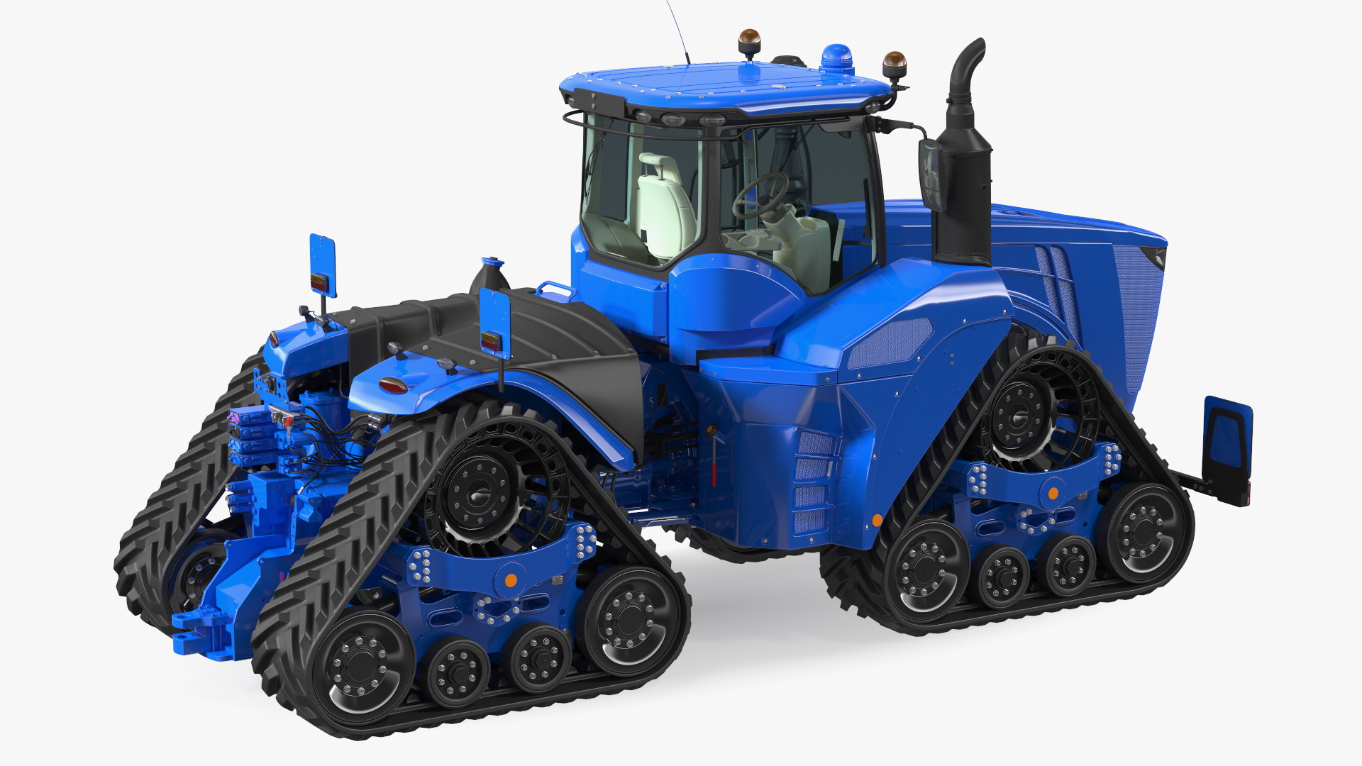 Four Track Tractor Clean 3D model