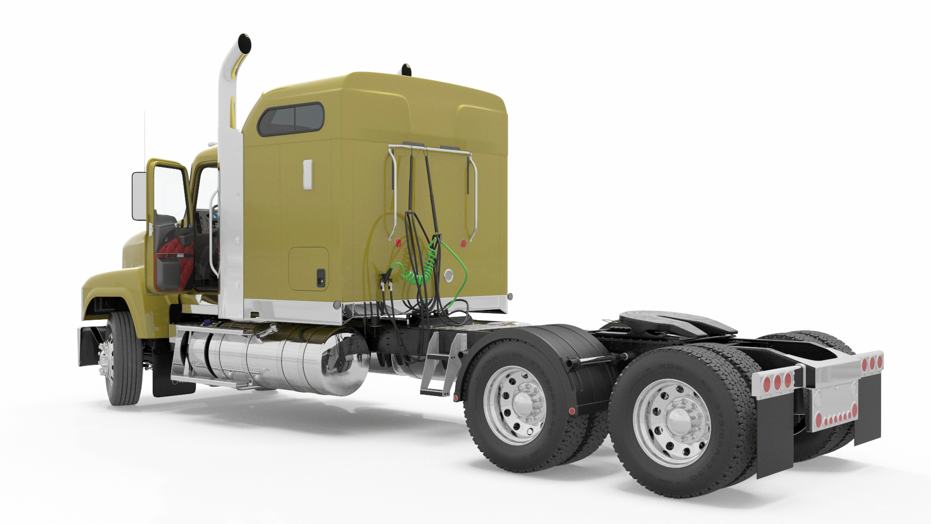 3D model Freight Truck Rigged