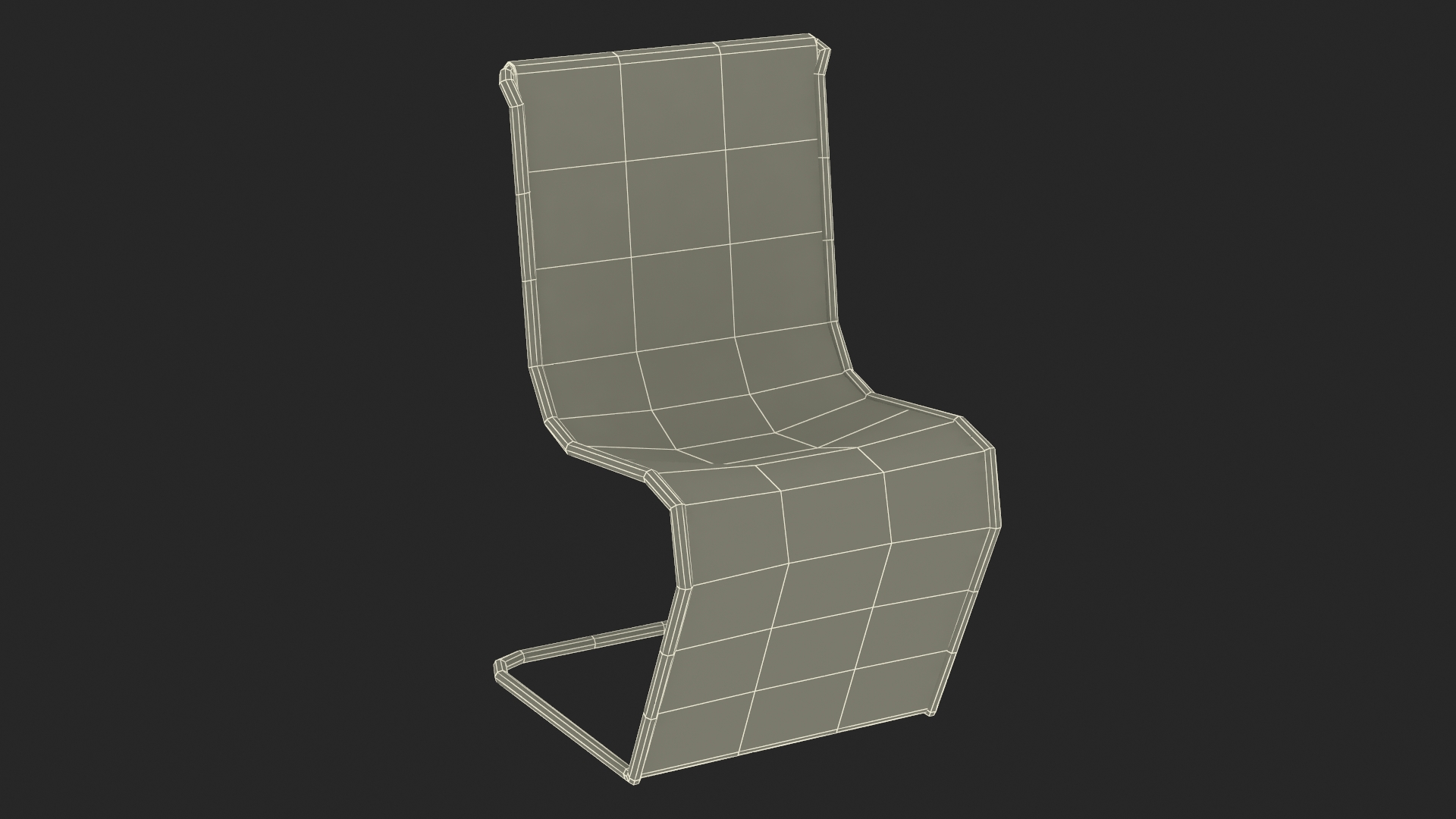 3D model Wave Chair