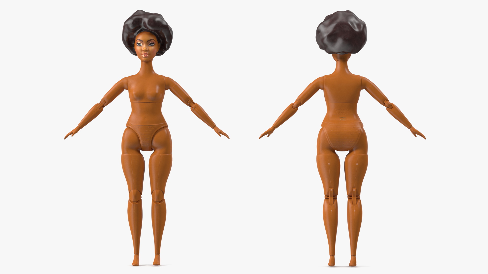 3D model Barbie Looks Doll Elle GTD91 Rigged