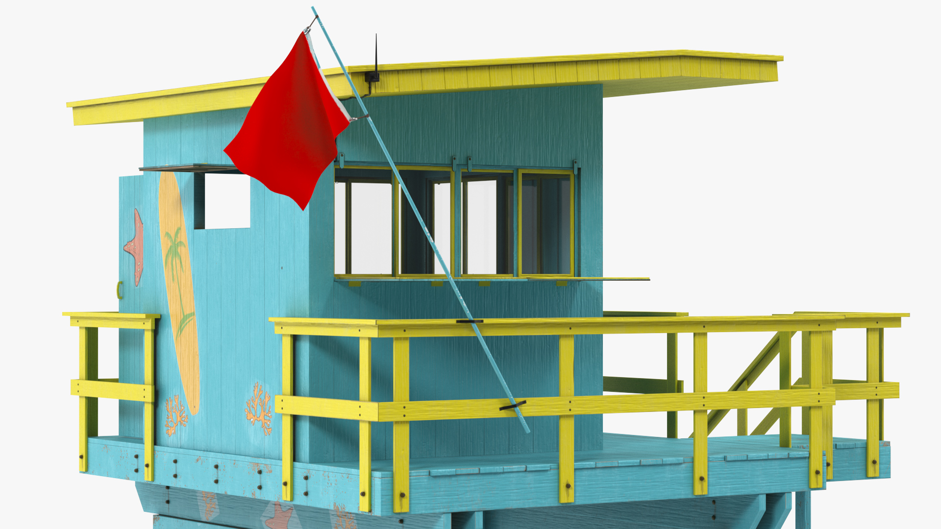 3D Beach Lifeguard House