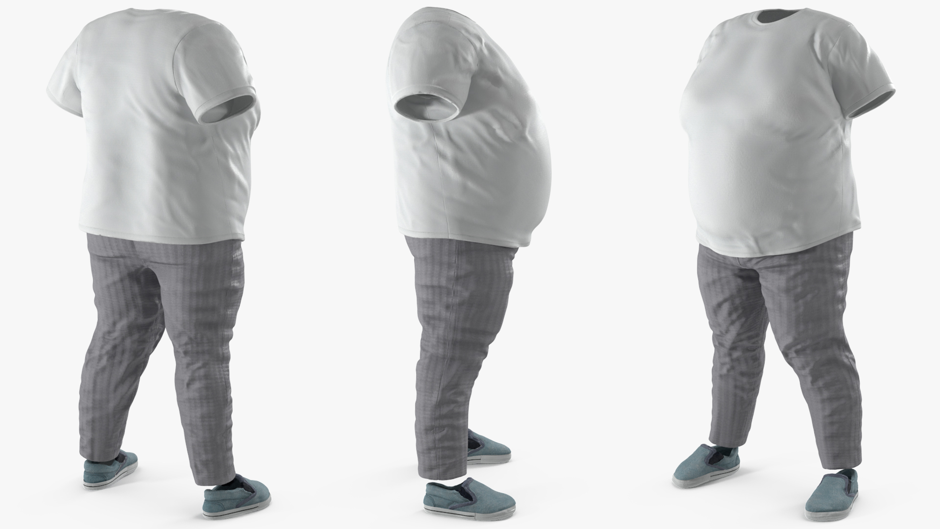 3D Clothes for the Fat Man model