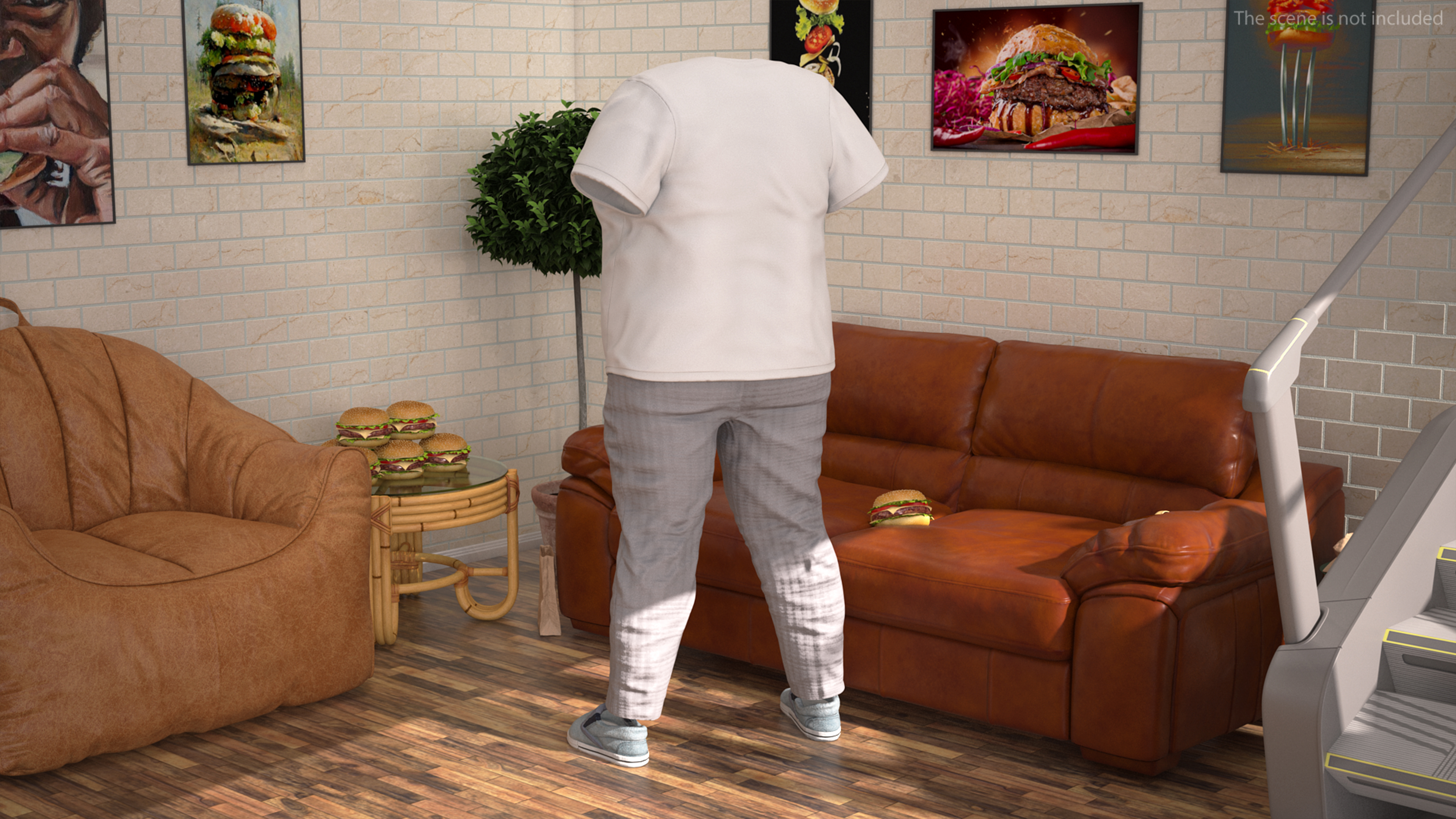 3D Clothes for the Fat Man model