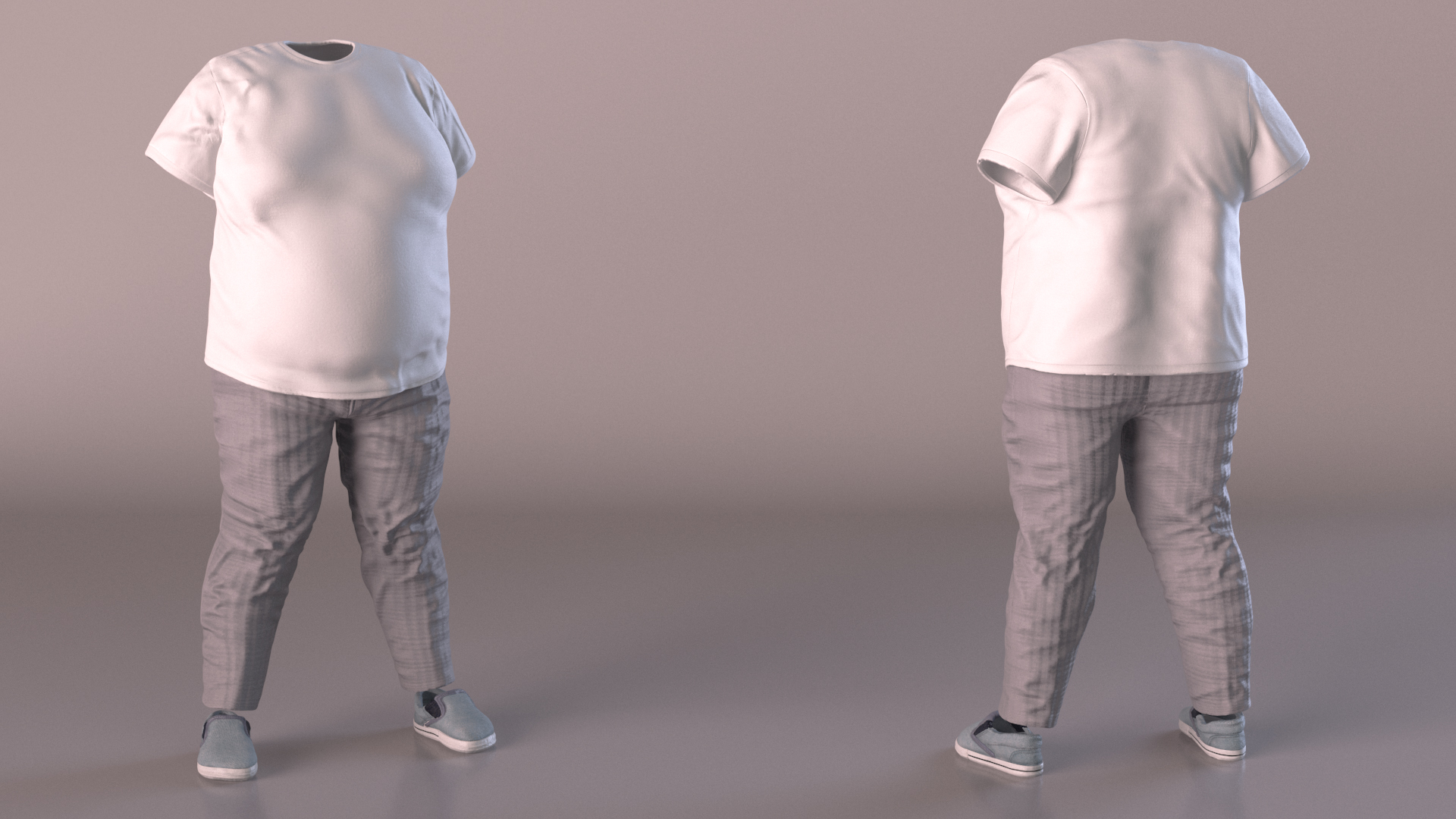 3D Clothes for the Fat Man model