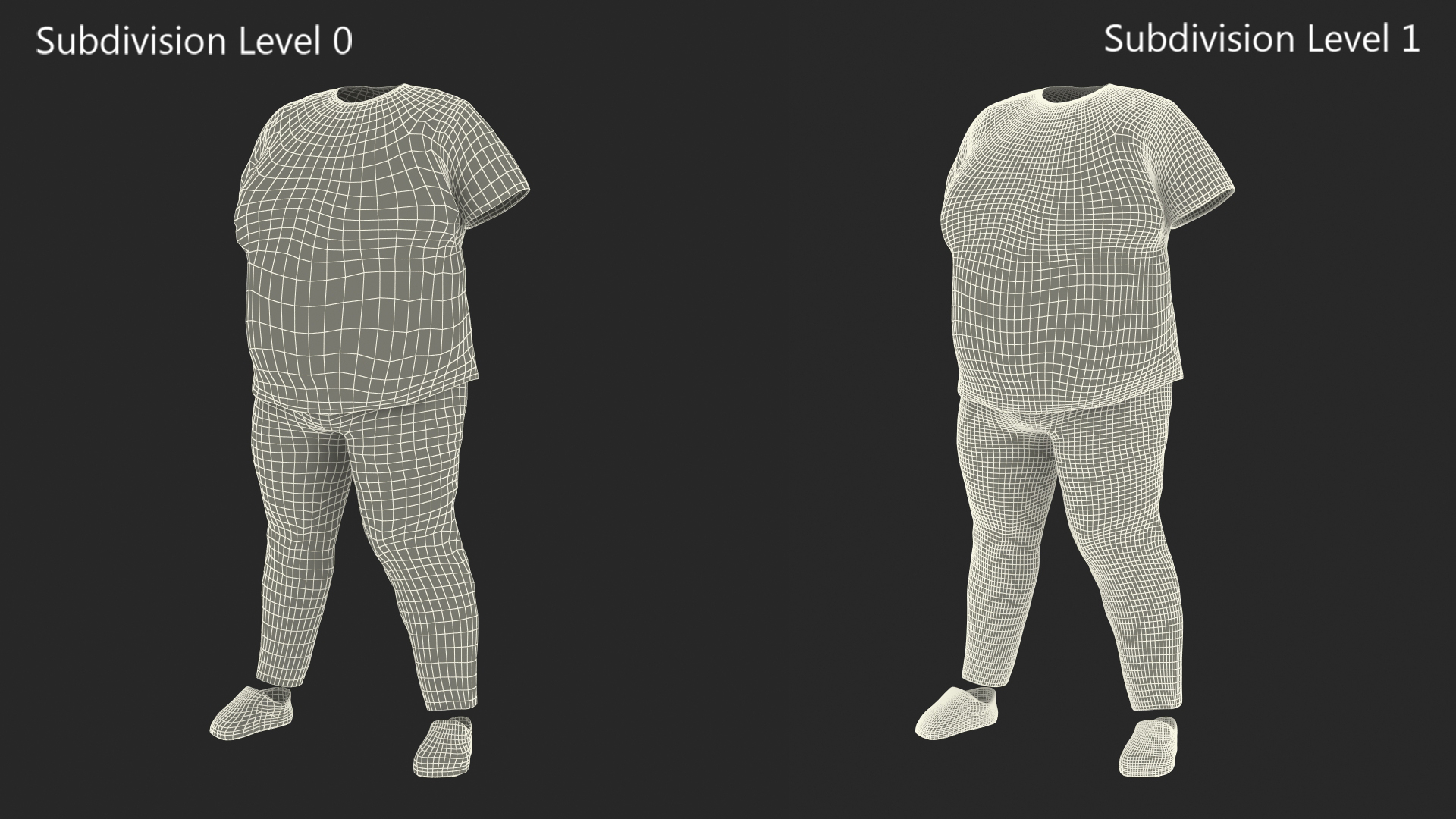 3D Clothes for the Fat Man model