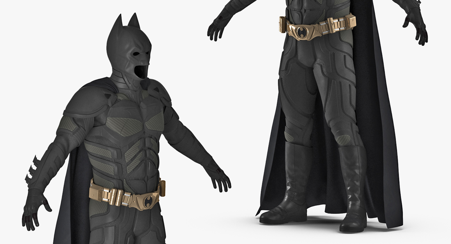 Batman Costume 3D model