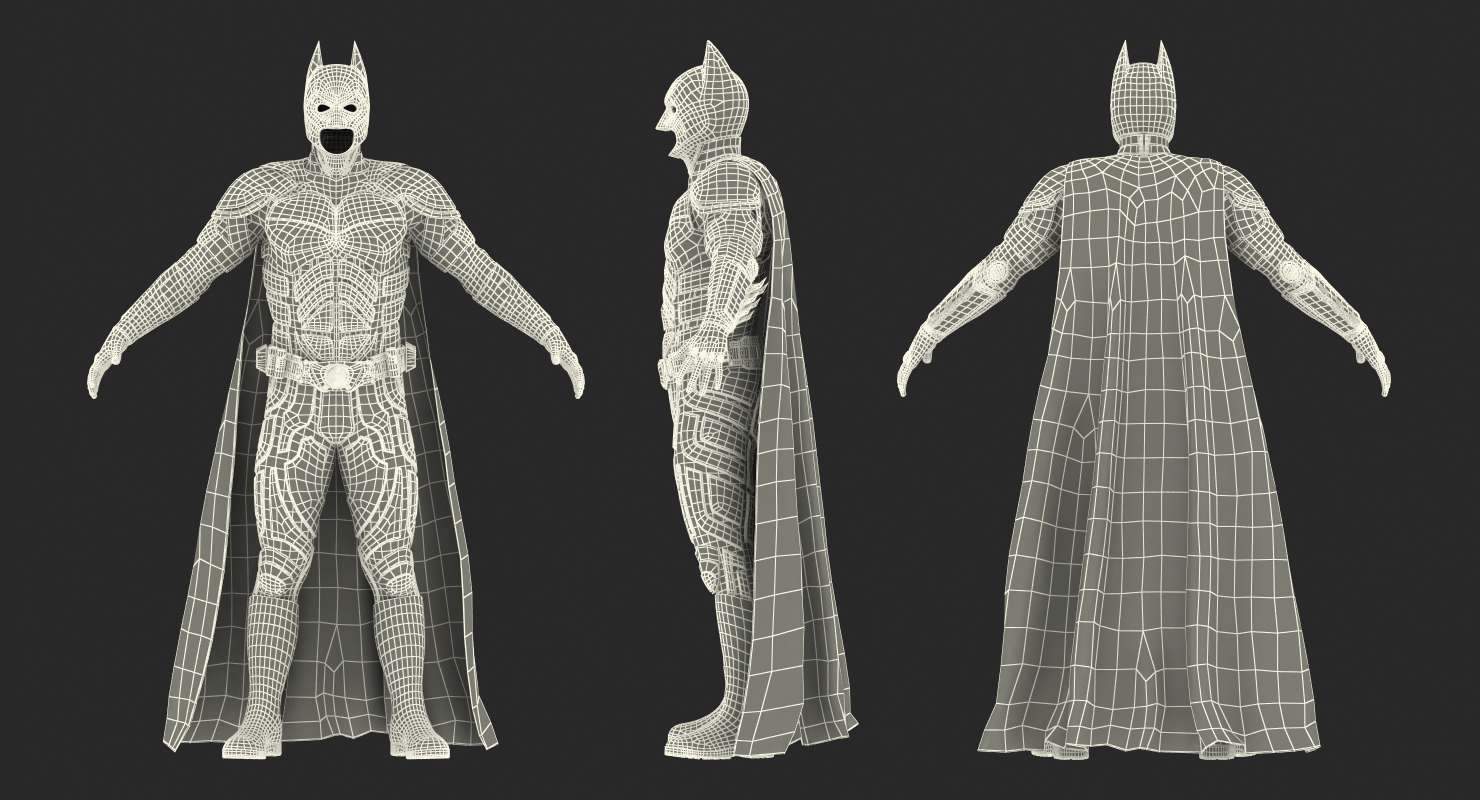 Batman Costume 3D model