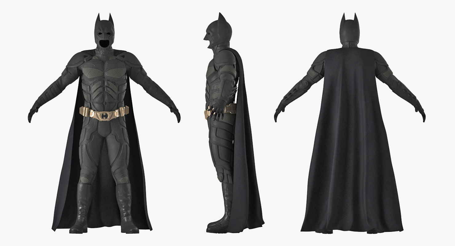 Batman Costume 3D model