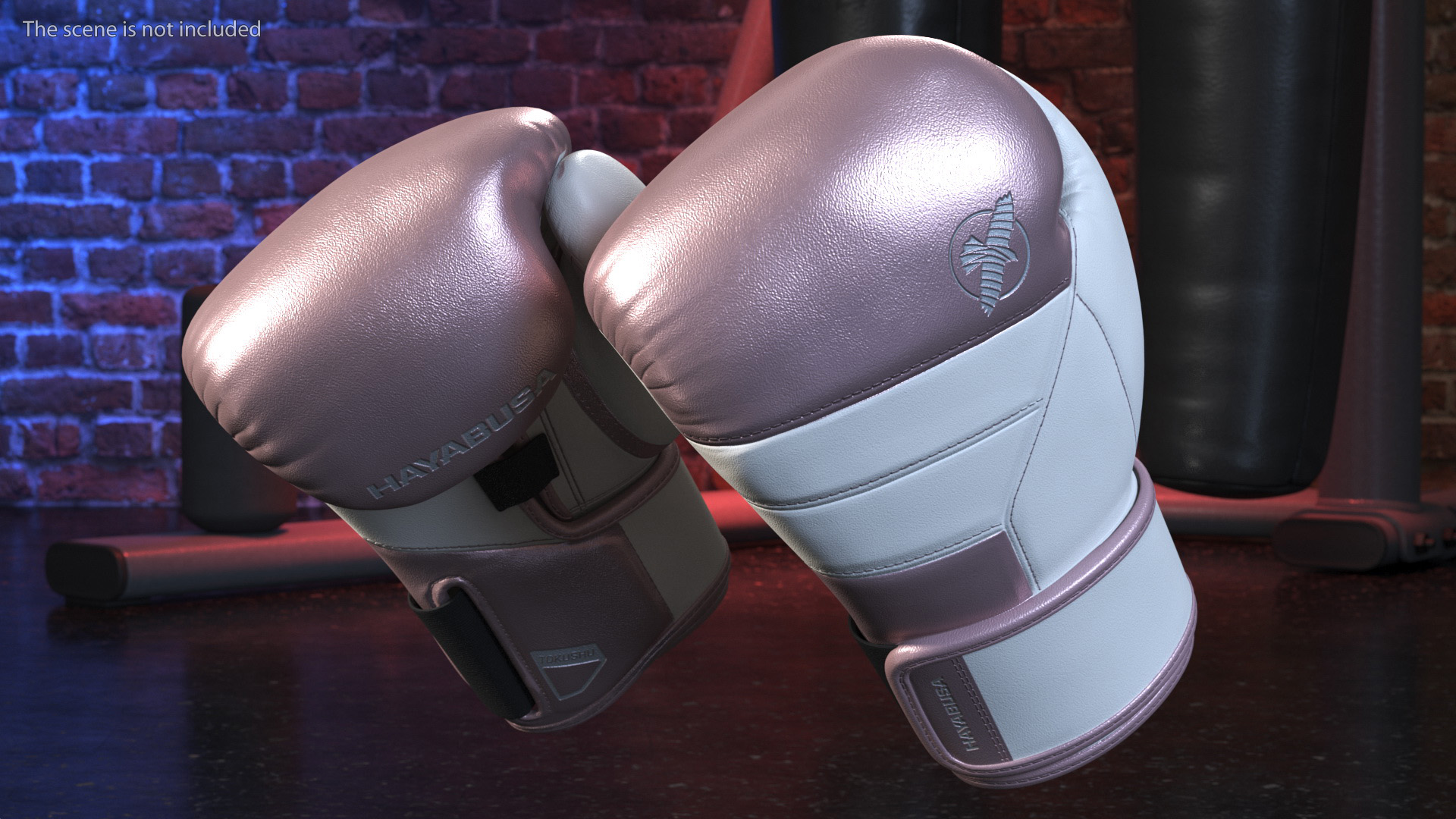 3D model Hayabusa Boxing Gloves T3 Pink