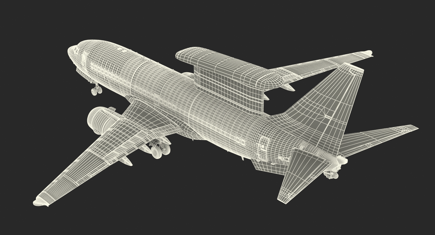 3D model Boeing 737 AEWC