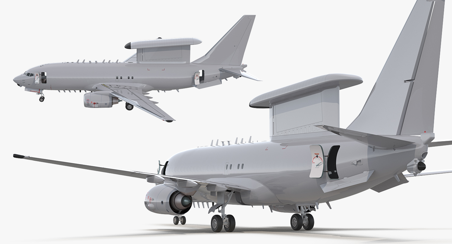 3D model Boeing 737 AEWC