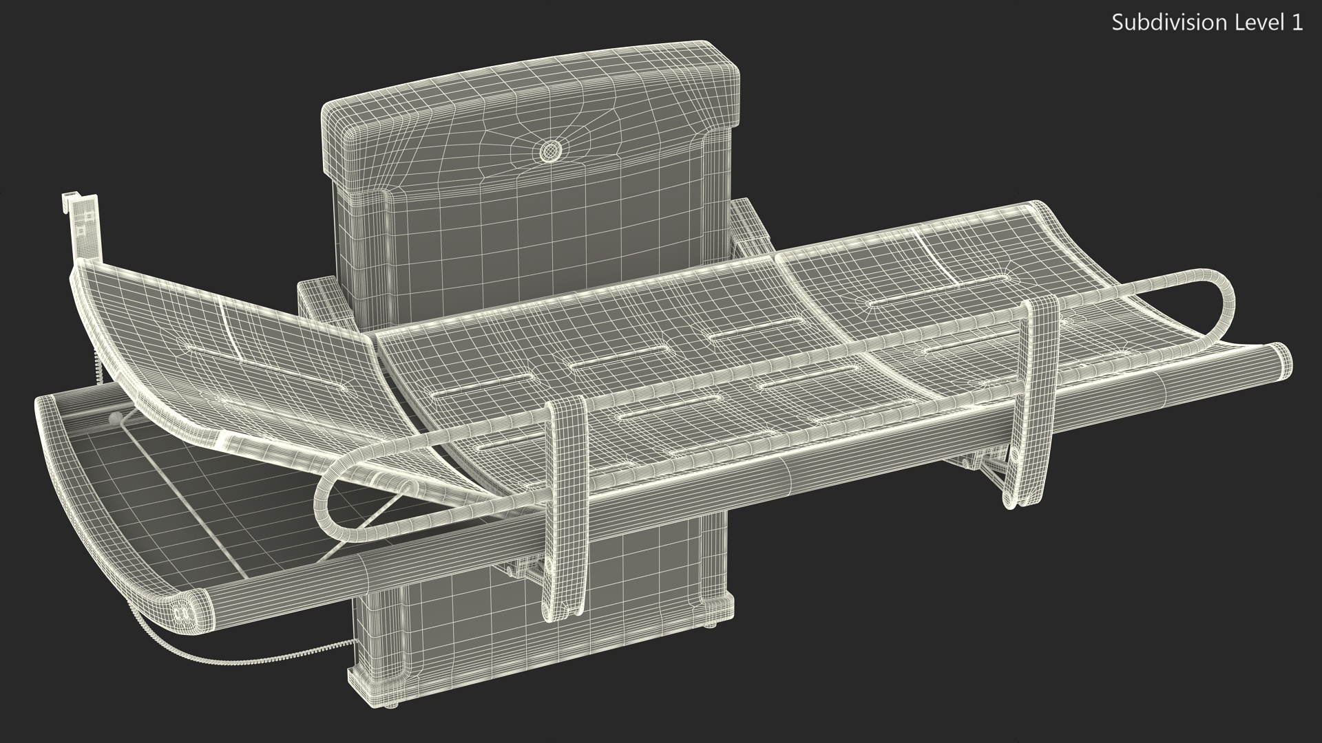 3D model Pressalit Care 3000 Special Needs Changing Table Rigged