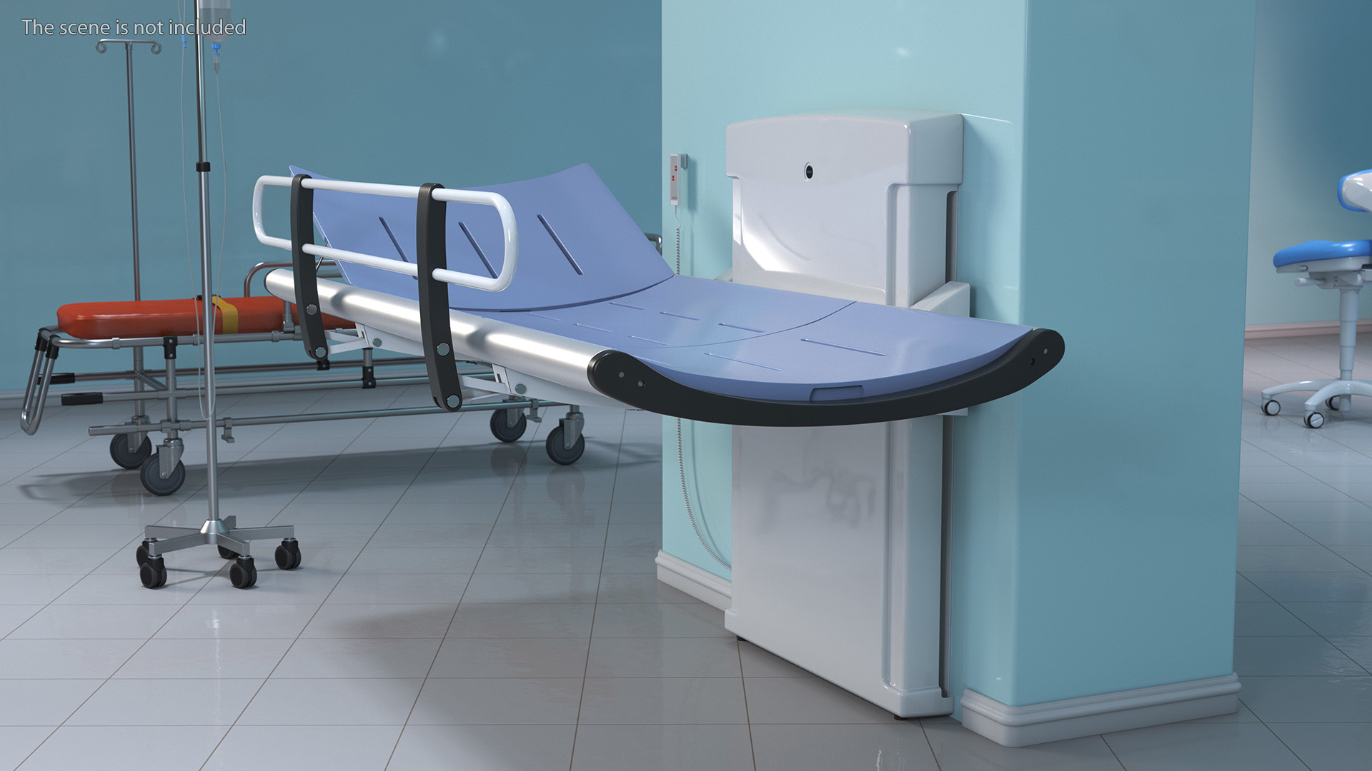 3D model Pressalit Care 3000 Special Needs Changing Table Rigged