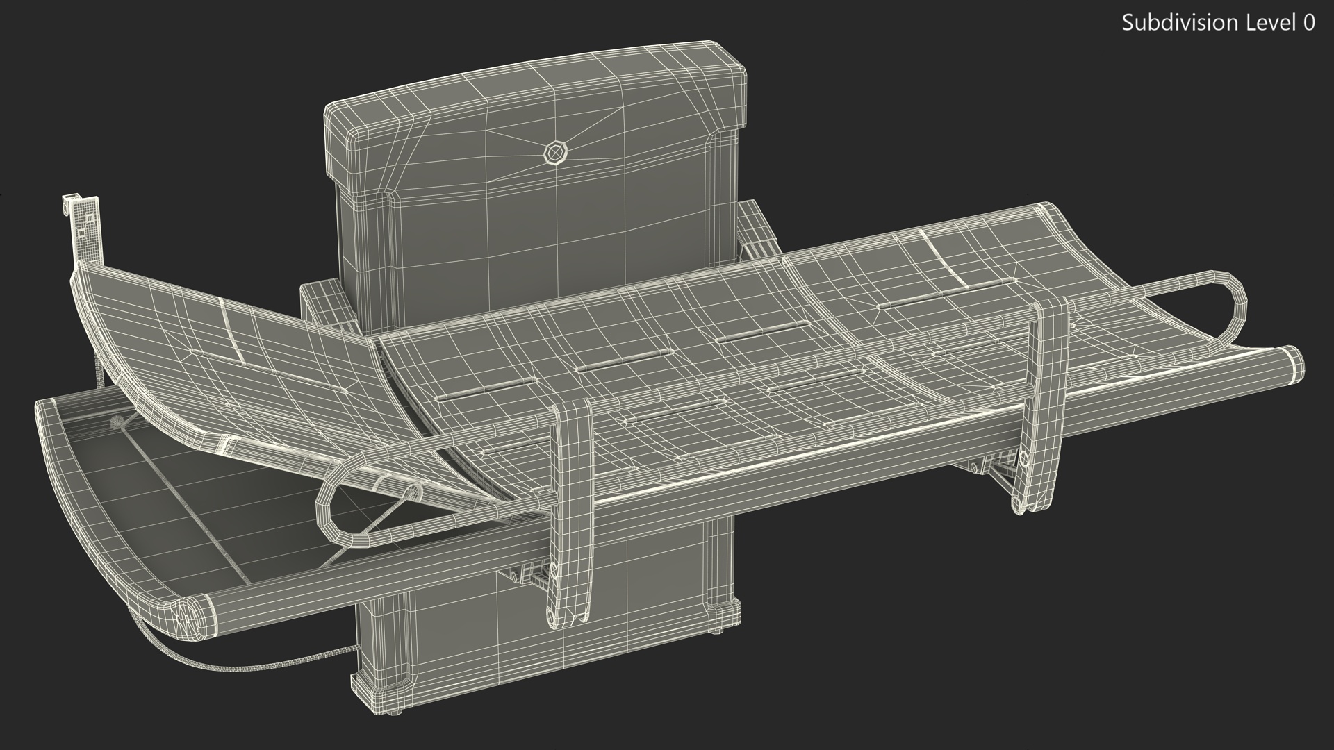 3D model Pressalit Care 3000 Special Needs Changing Table Rigged