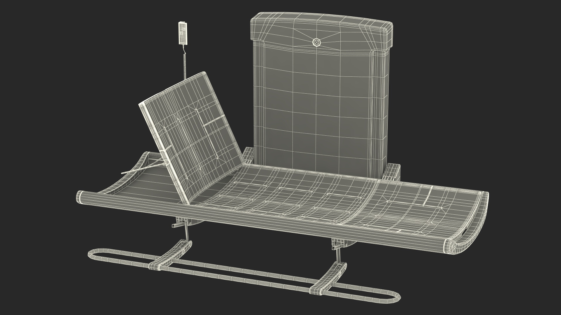 3D model Pressalit Care 3000 Special Needs Changing Table Rigged