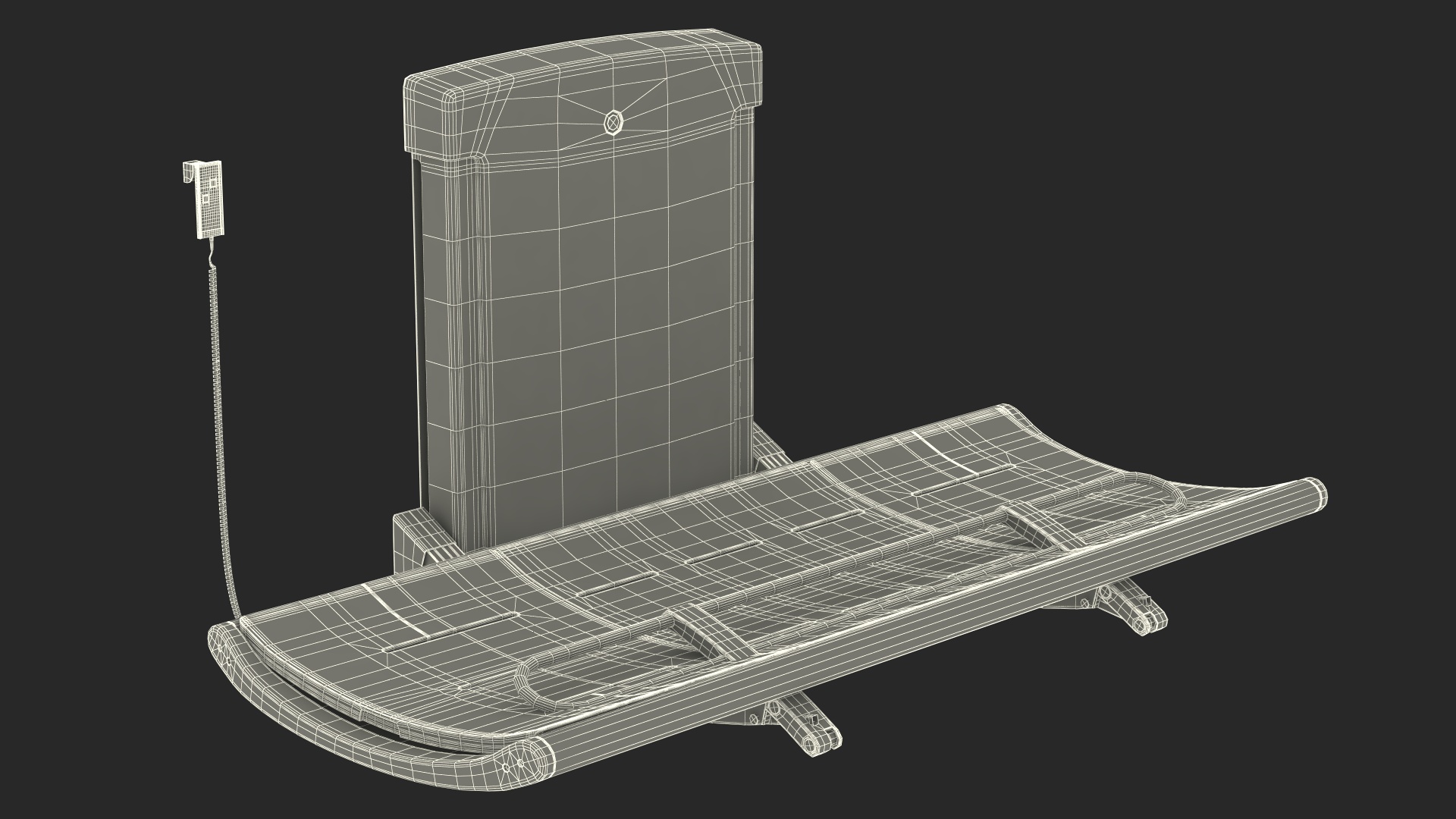 3D model Pressalit Care 3000 Special Needs Changing Table Rigged