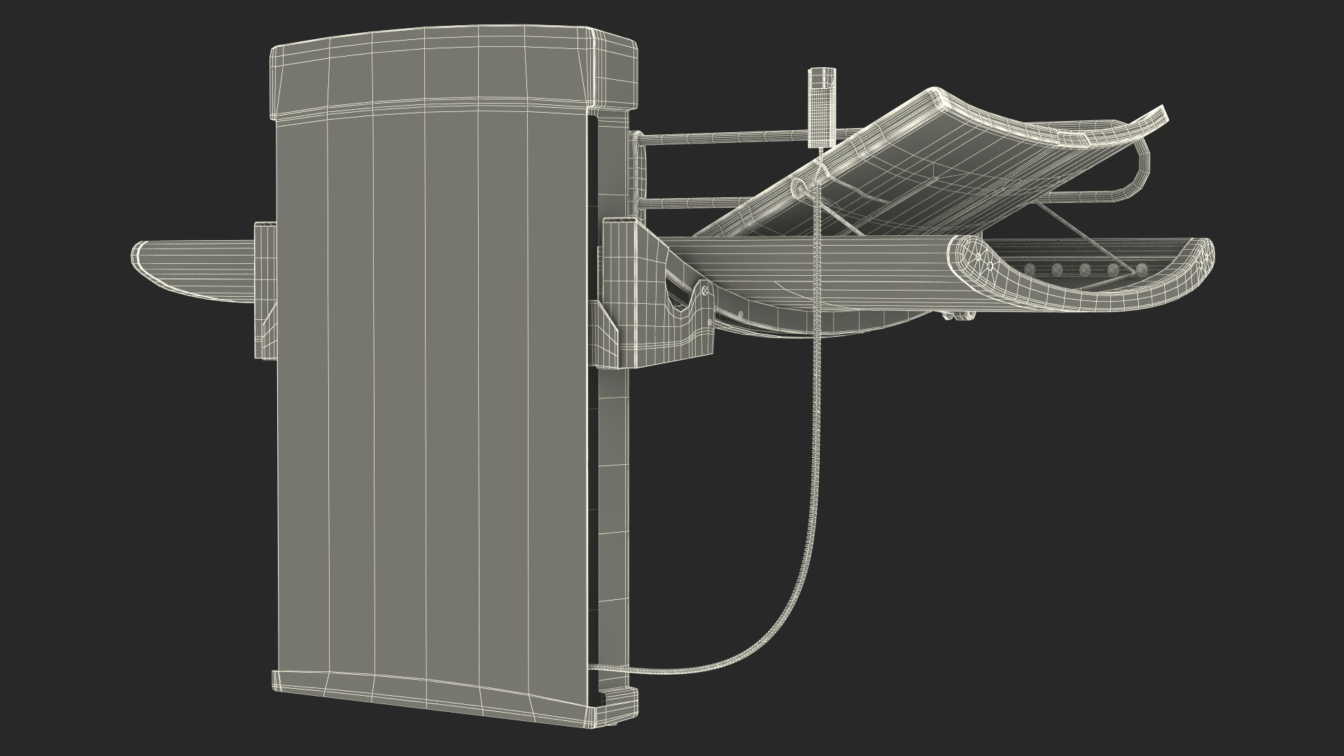 3D model Pressalit Care 3000 Special Needs Changing Table Rigged