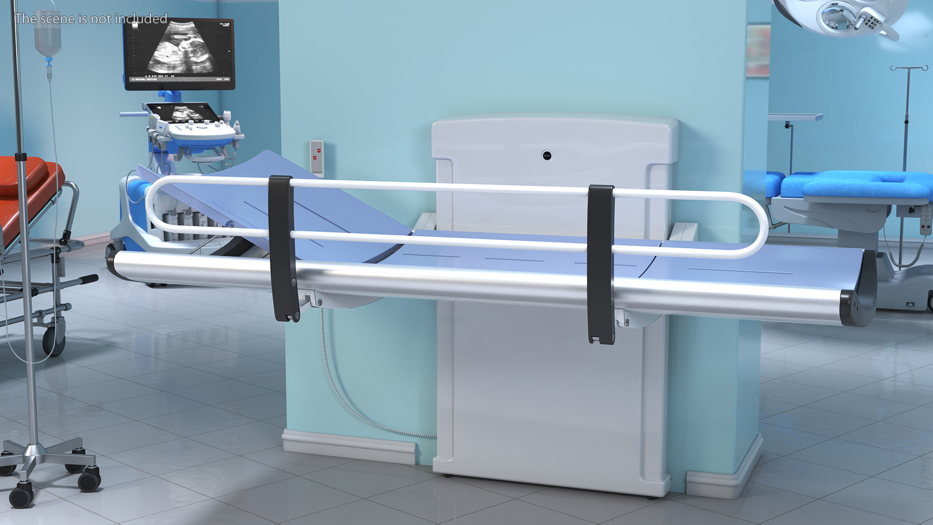 3D model Pressalit Care 3000 Special Needs Changing Table Rigged