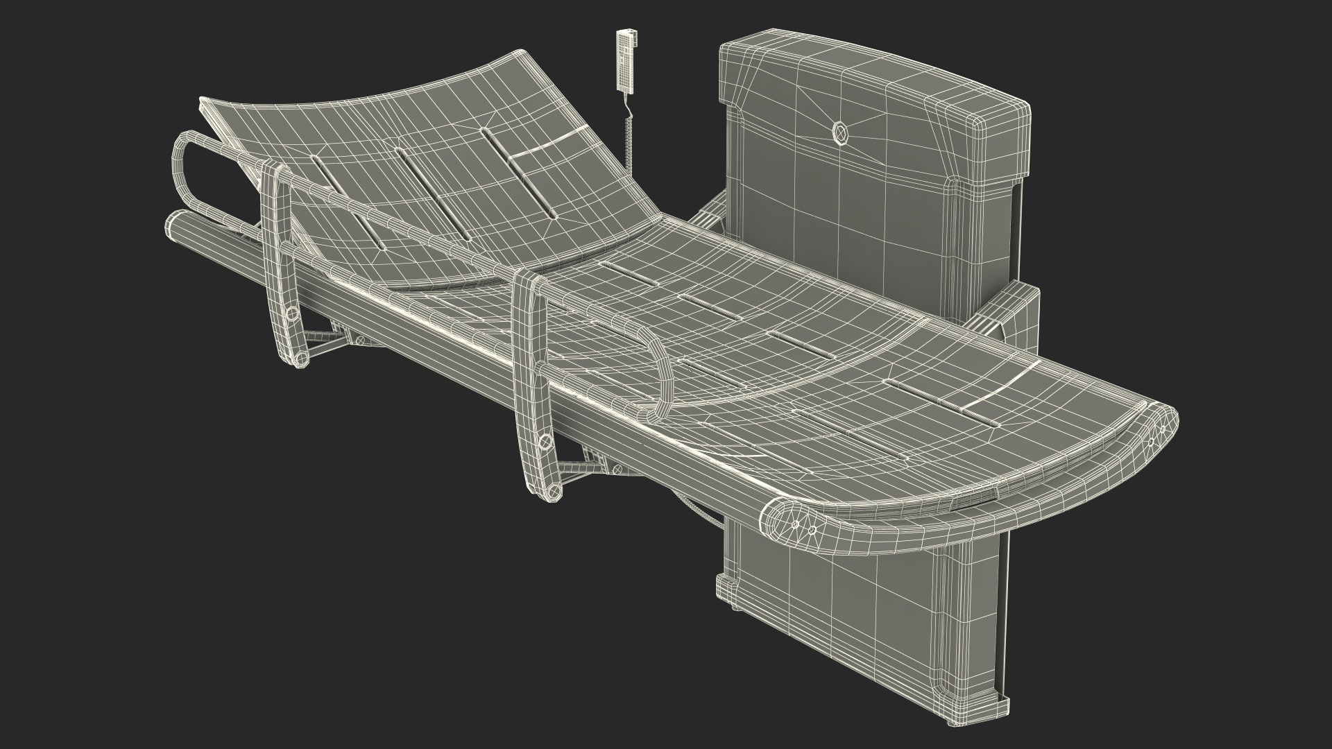 3D model Pressalit Care 3000 Special Needs Changing Table Rigged