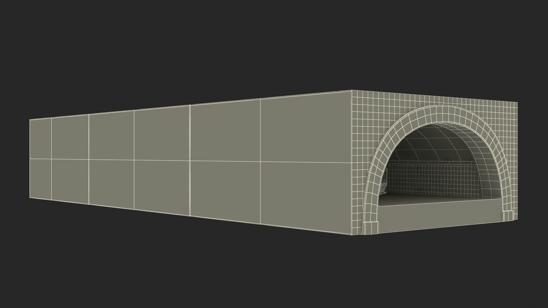 3D River Tunnel with River Tram model