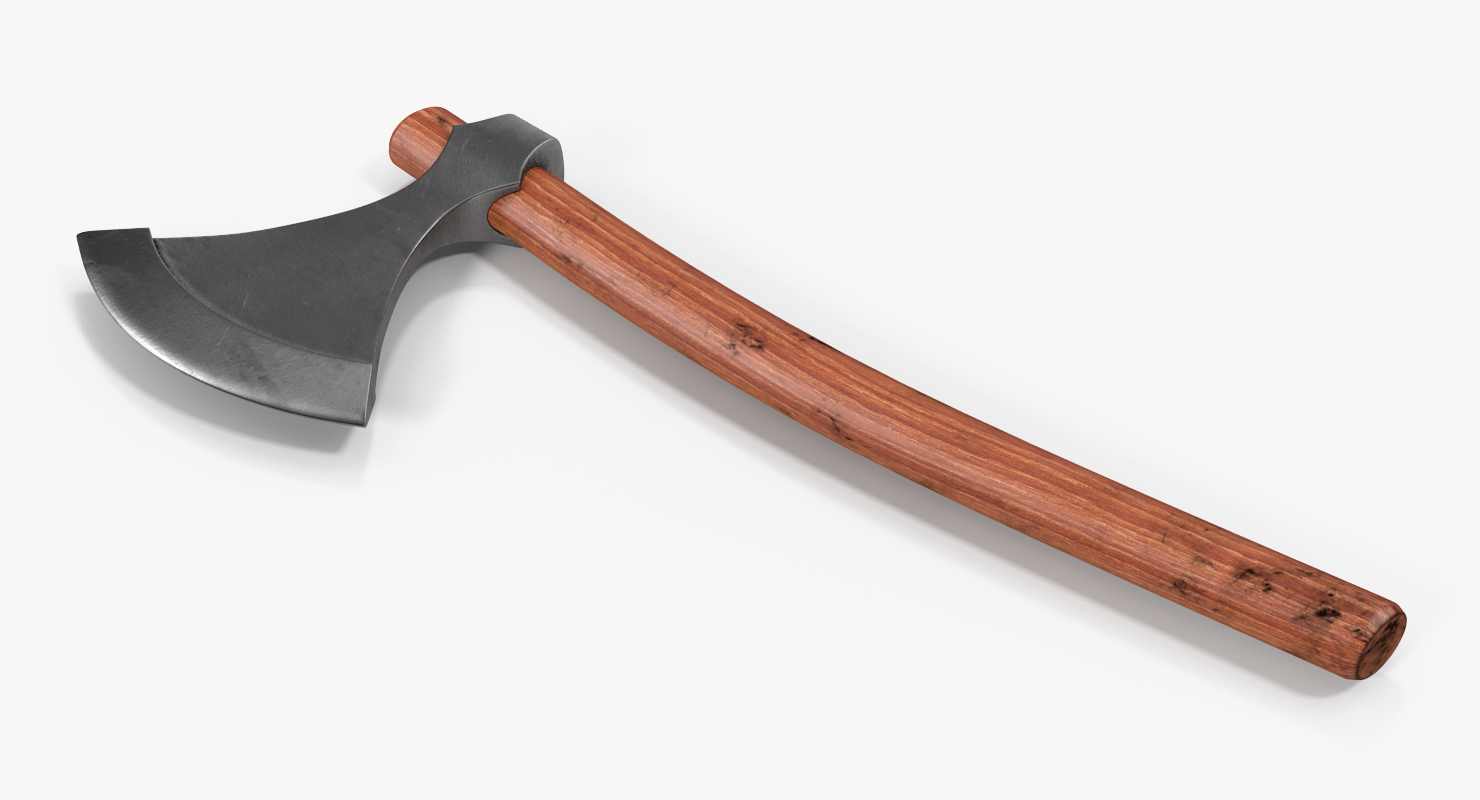 3D Swedish Viking Axe model