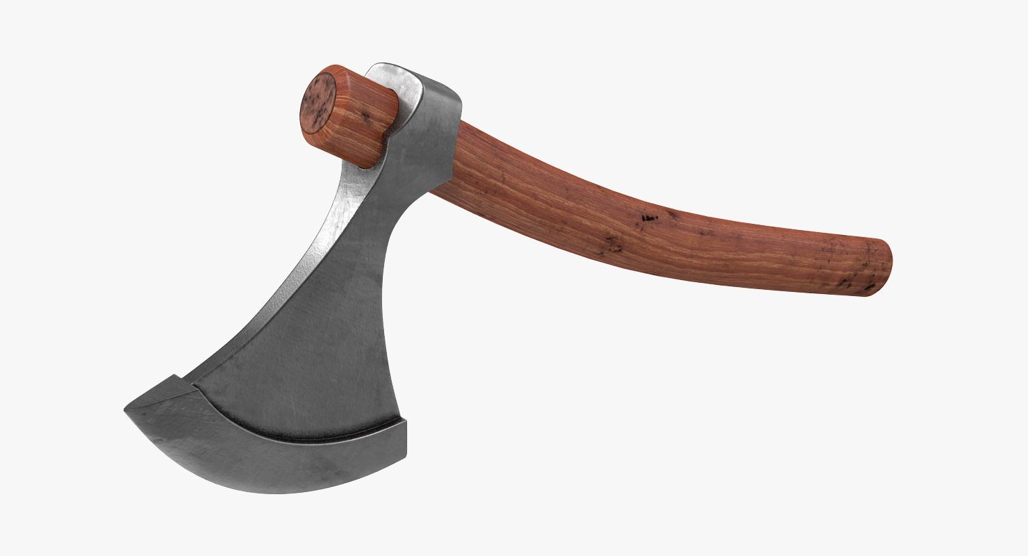 3D Swedish Viking Axe model