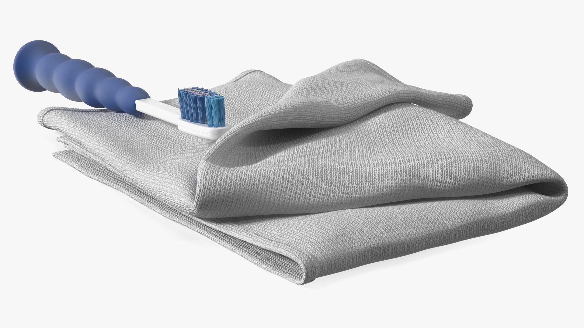 3D model Toothbrush and Towel