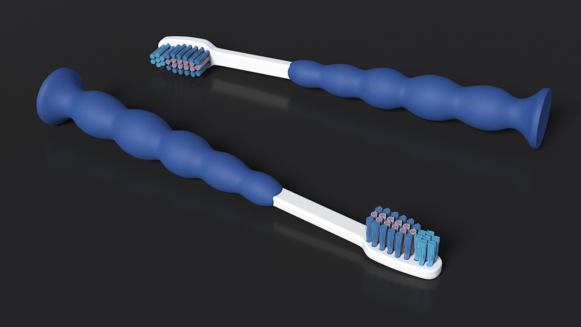 3D model Toothbrush and Towel