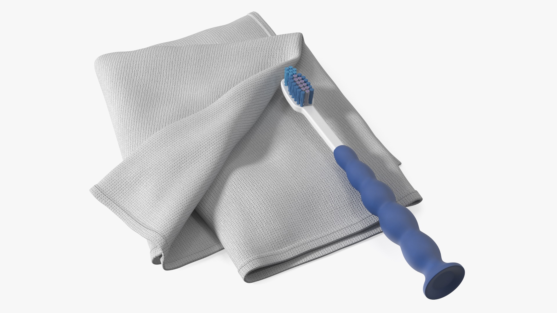 3D model Toothbrush and Towel