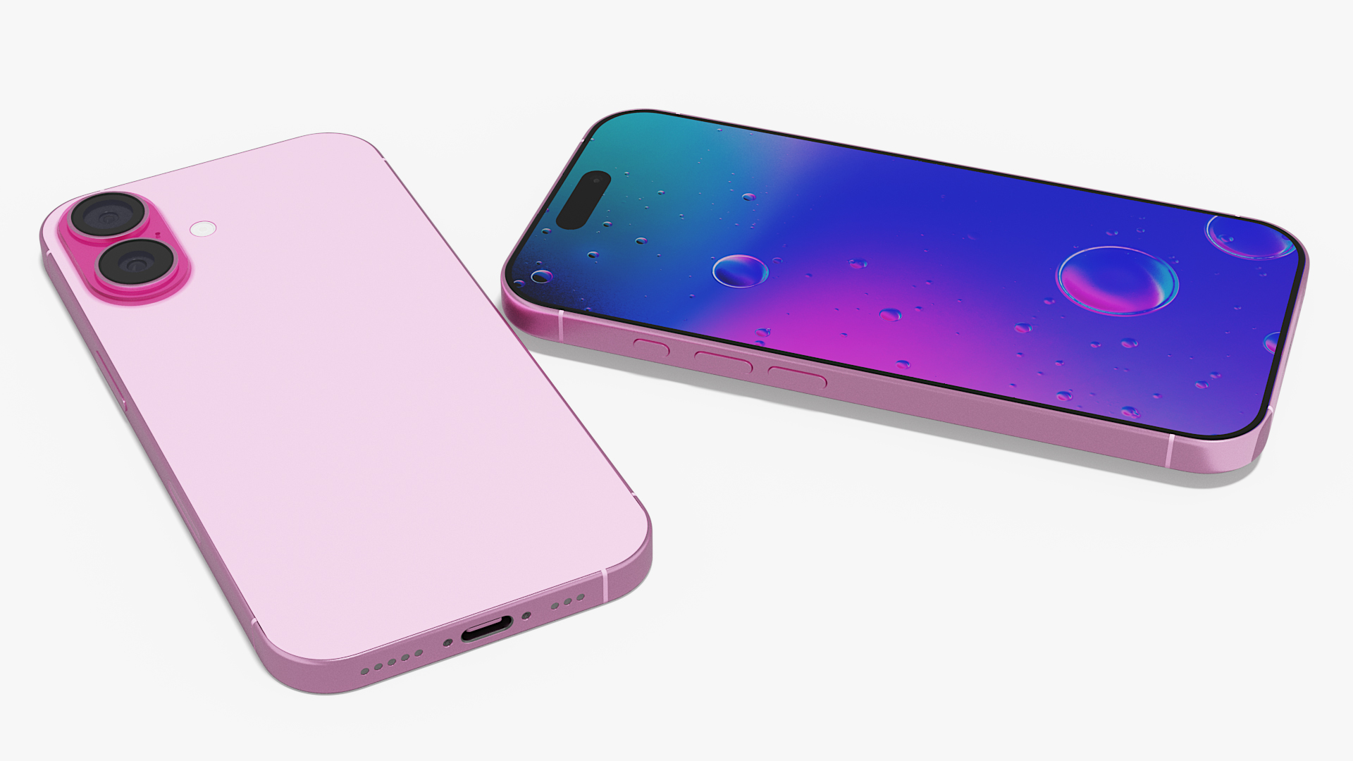 Mobile Phone Pink 3D