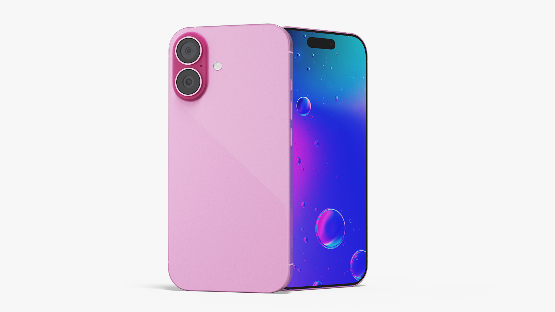 Mobile Phone Pink 3D